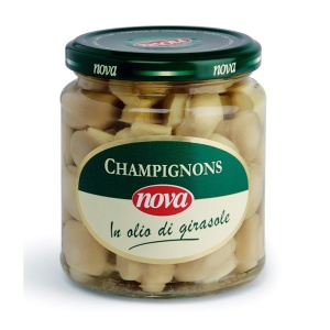 Pieczarki w oleju słonecznikowym 280g NOVA