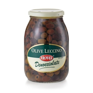 Oliwki drylowane leccino w oleju 950g NOVA 