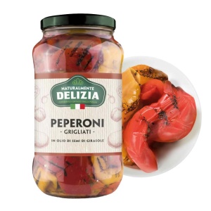 Papryka grillowana w oleju słonecznikowym Delizia 2000 3100g