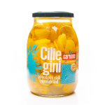 Półsuszone żółte pomidorki połówki w oleju 1062ml Carbone 