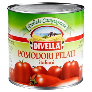 Pomidory pelati bez skóry w soku pomidorowym Divella 2,5kg